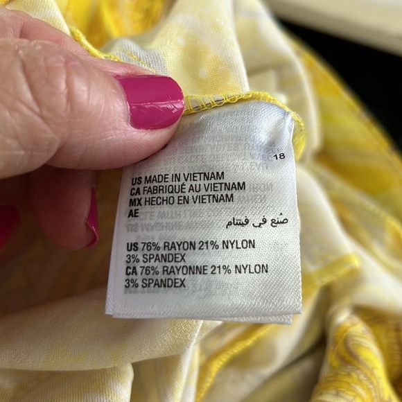 Inc Paisley Stretch Shorts 18 NWT - Picture 7 of 7